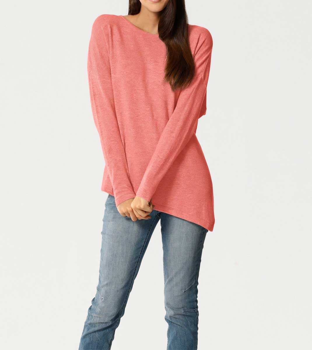 Patrizia Dini Damen Designer-Kaschmirpullover, apricot