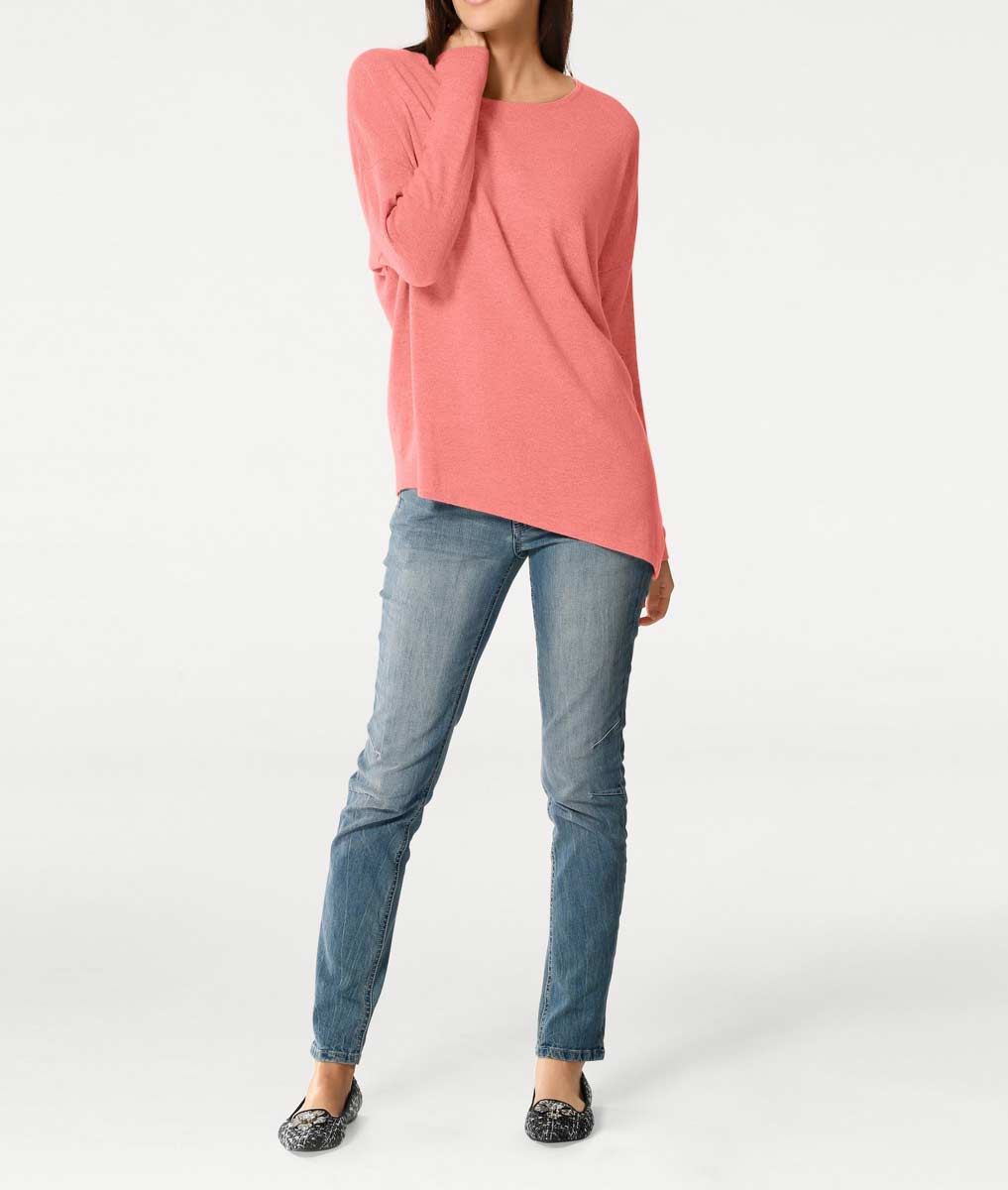 Patrizia Dini Damen Designer-Kaschmirpullover, apricot
