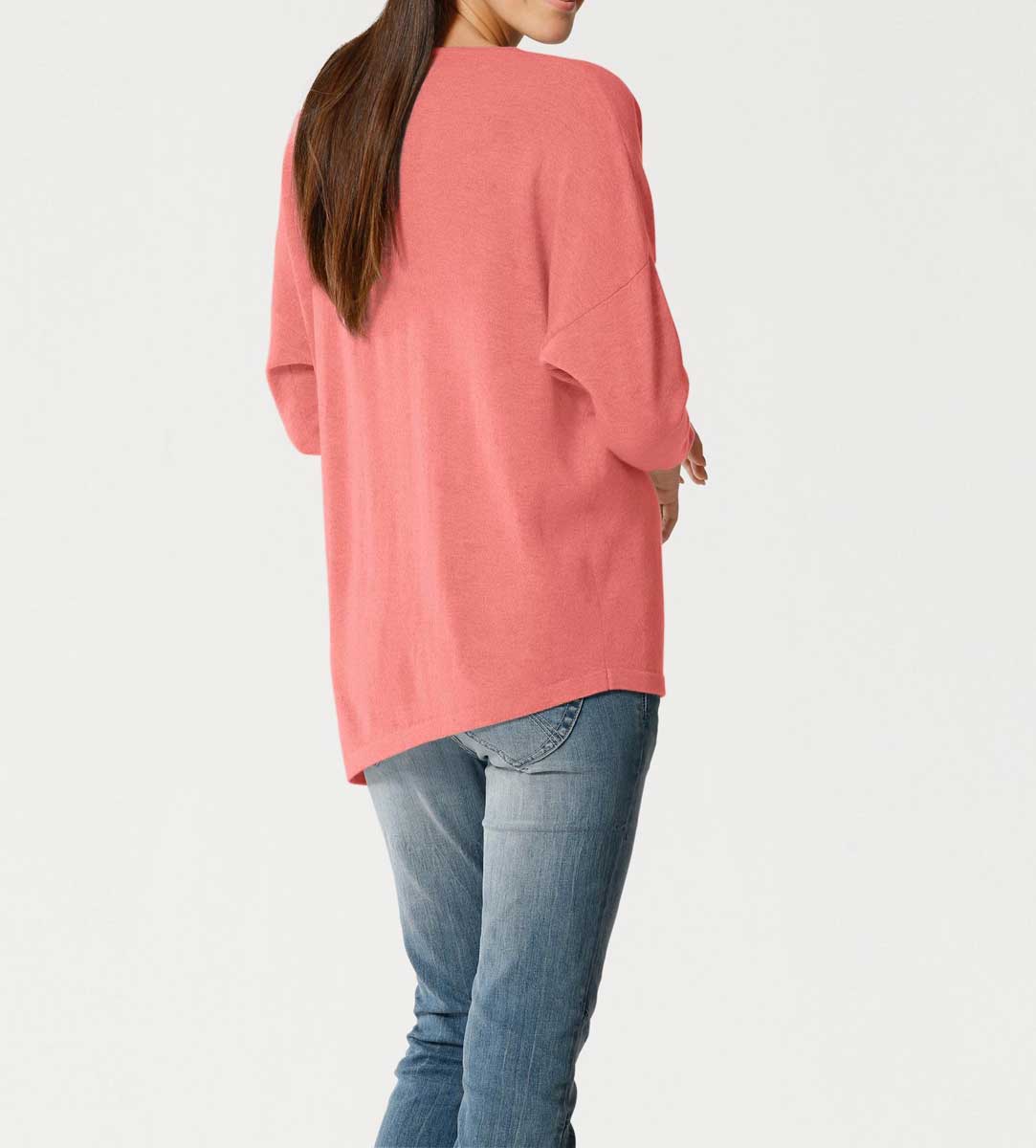 Patrizia Dini Damen Designer-Kaschmirpullover, apricot