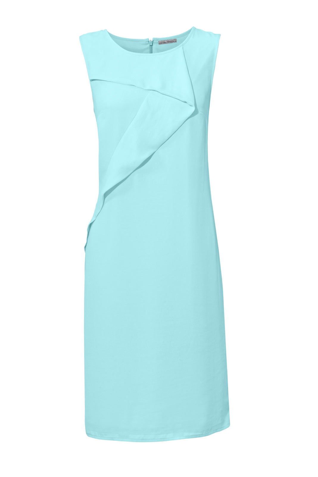ASHLEY BROOKE Damen Designer-Chiffonkleid, türkis