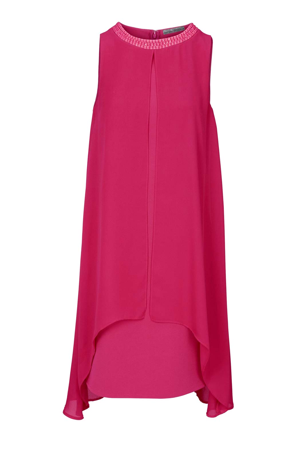 Ashley Brooke Damen Designer-Cocktailkleid, pink