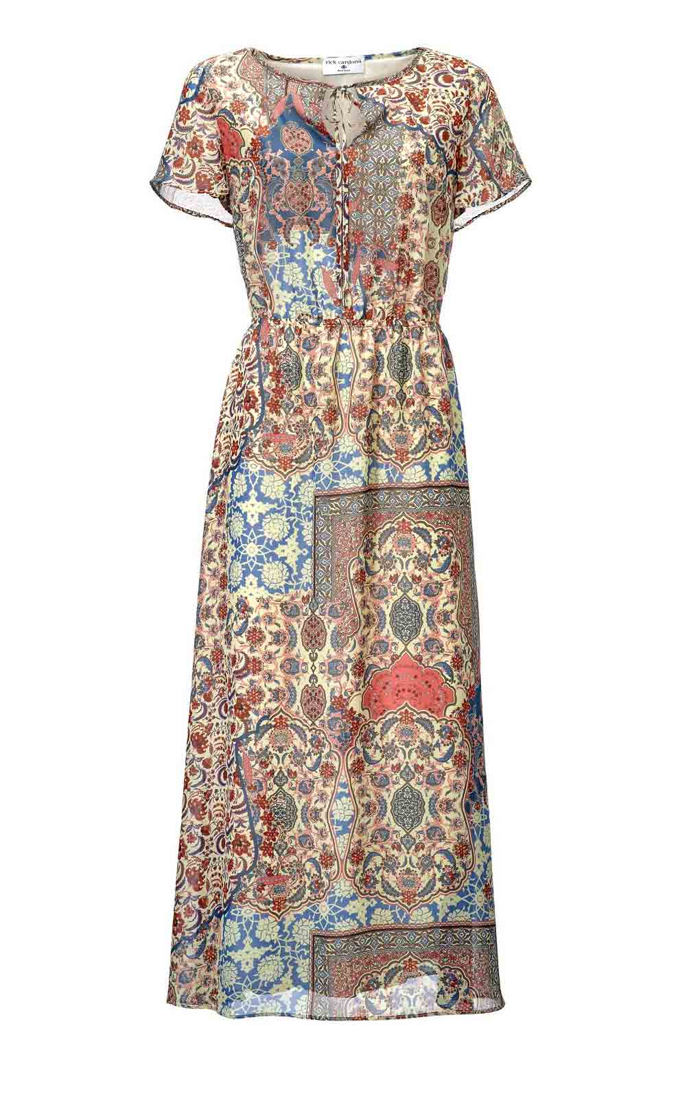 Rick Cardona Damen Designer-Maxikleid, bunt