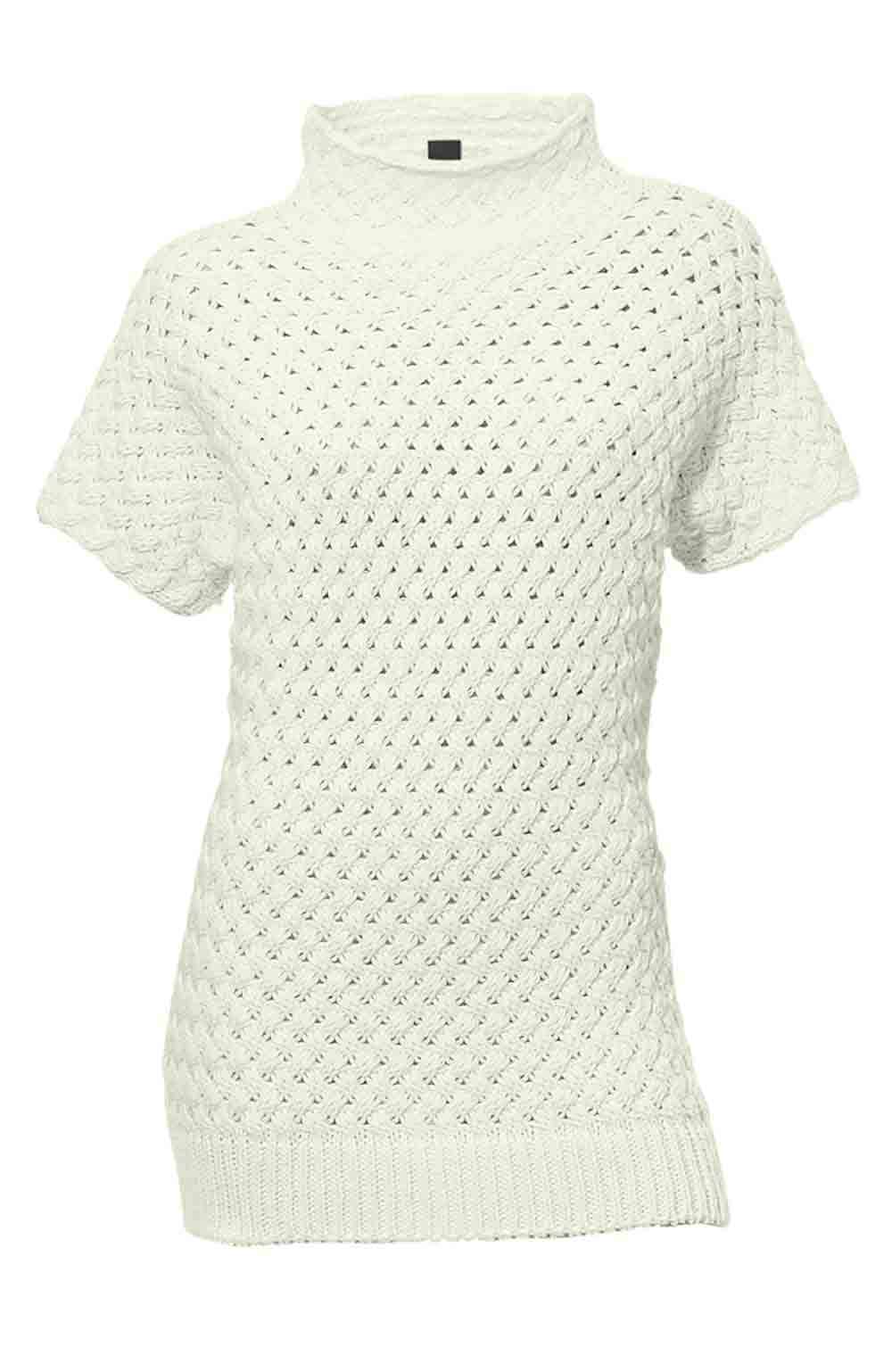 HEINE - BEST CONNECTIONS Damen Woll-Longpullover, ecru