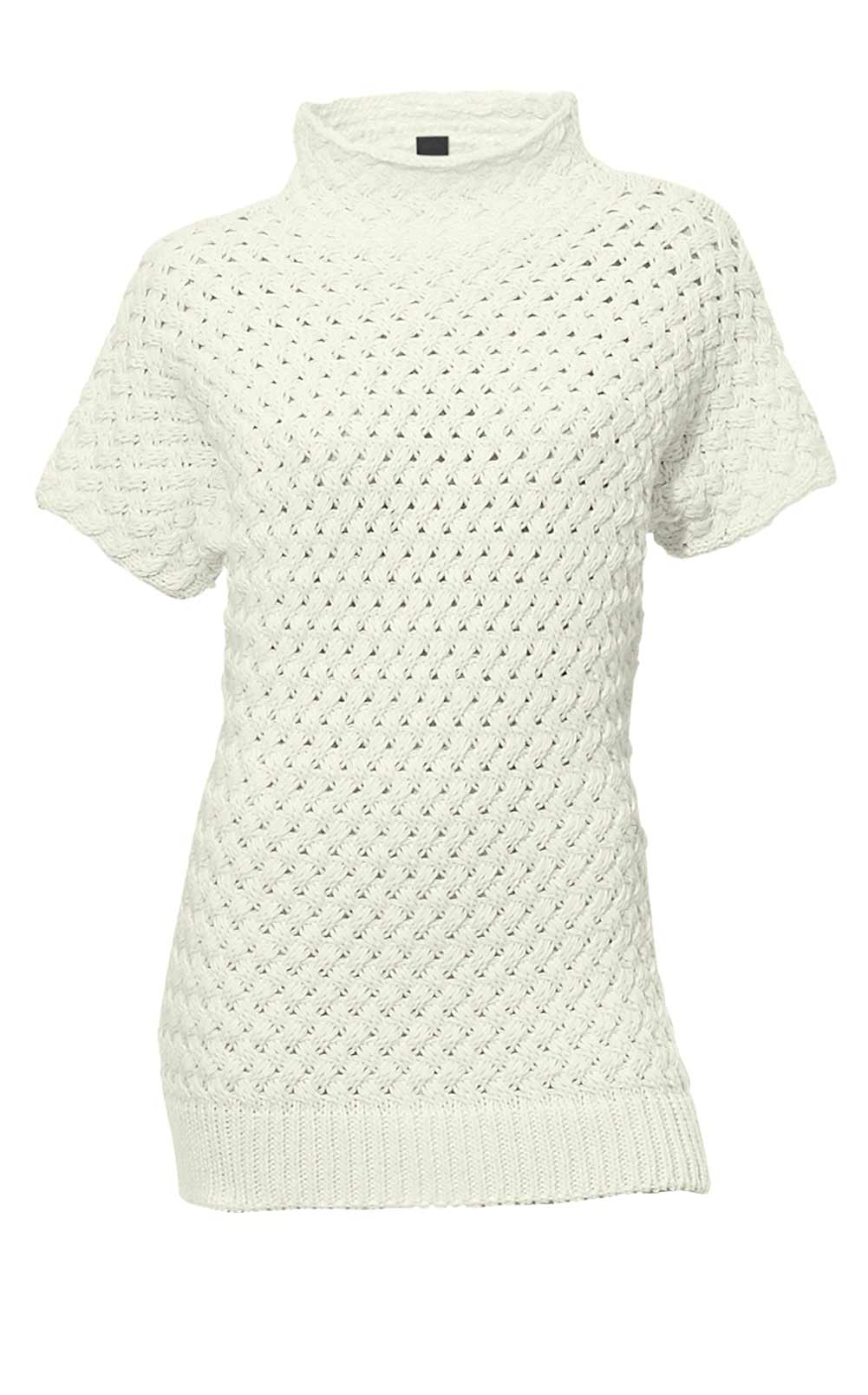 HEINE - BEST CONNECTIONS Damen Woll-Longpullover, ecru