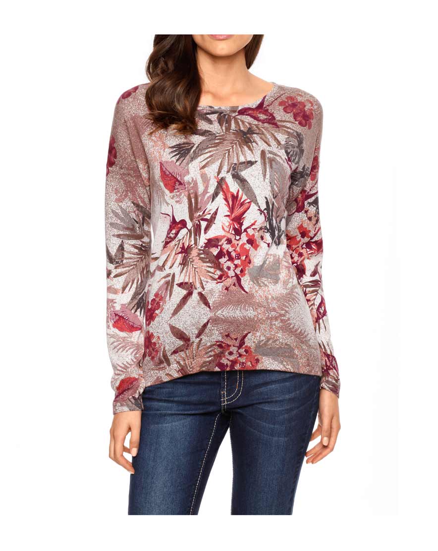 HEINE - BEST CONNECTIONS Damen Druckpullover, bunt