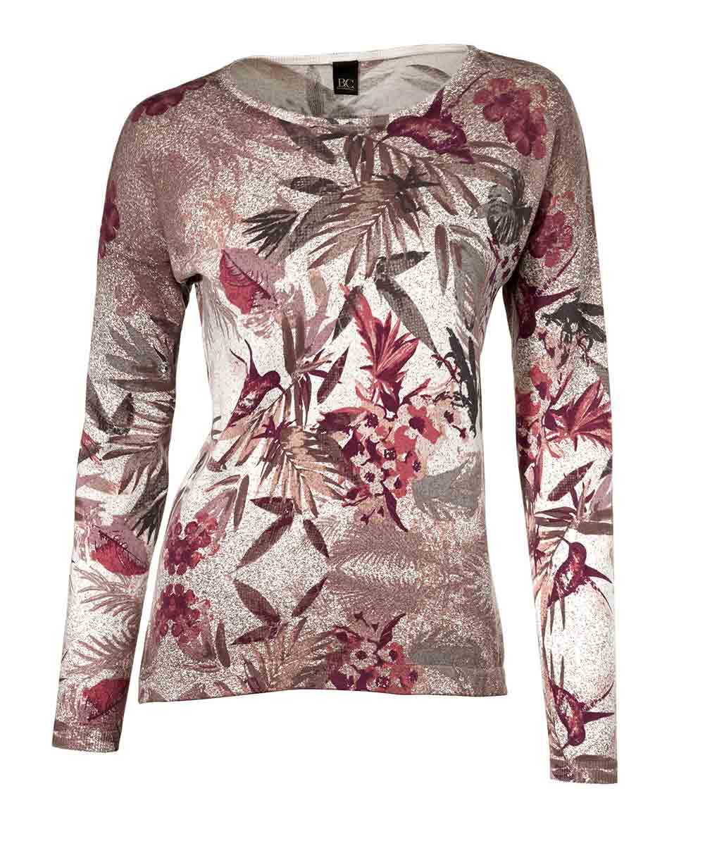 HEINE - BEST CONNECTIONS Damen Druckpullover, bunt