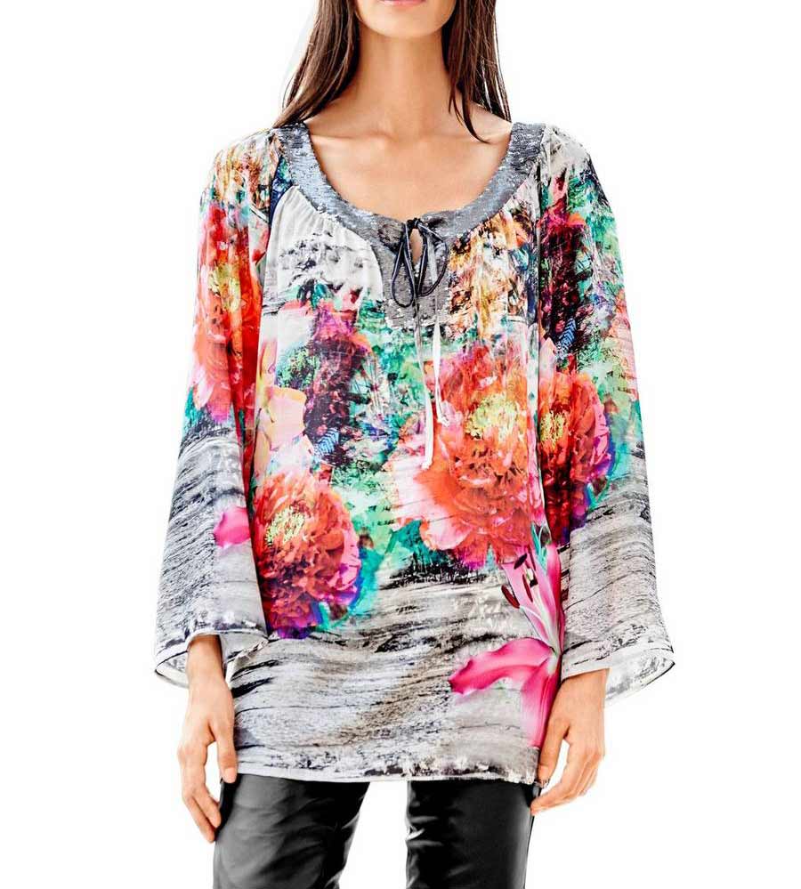 Heine Damen Tunika, bunt