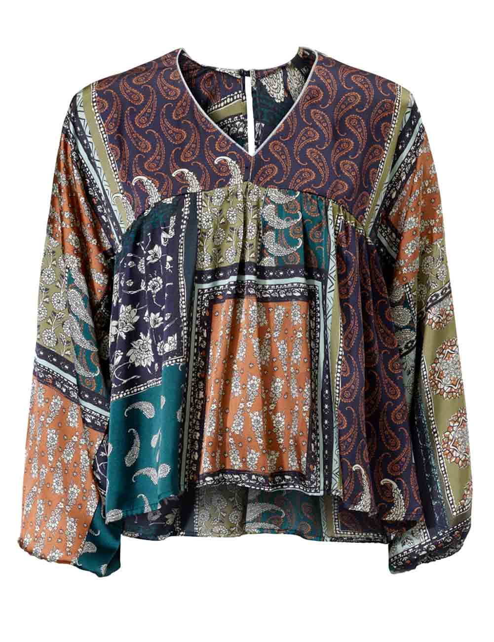 Heine - Best Connections Damen Druckbluse, bunt