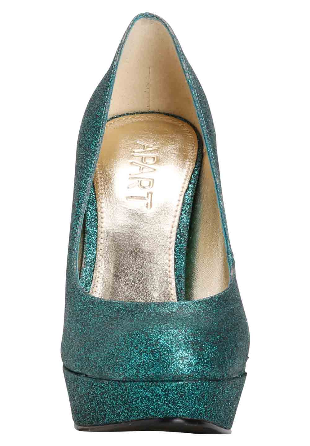 Apart Damen Abend-Pumps, smaragd