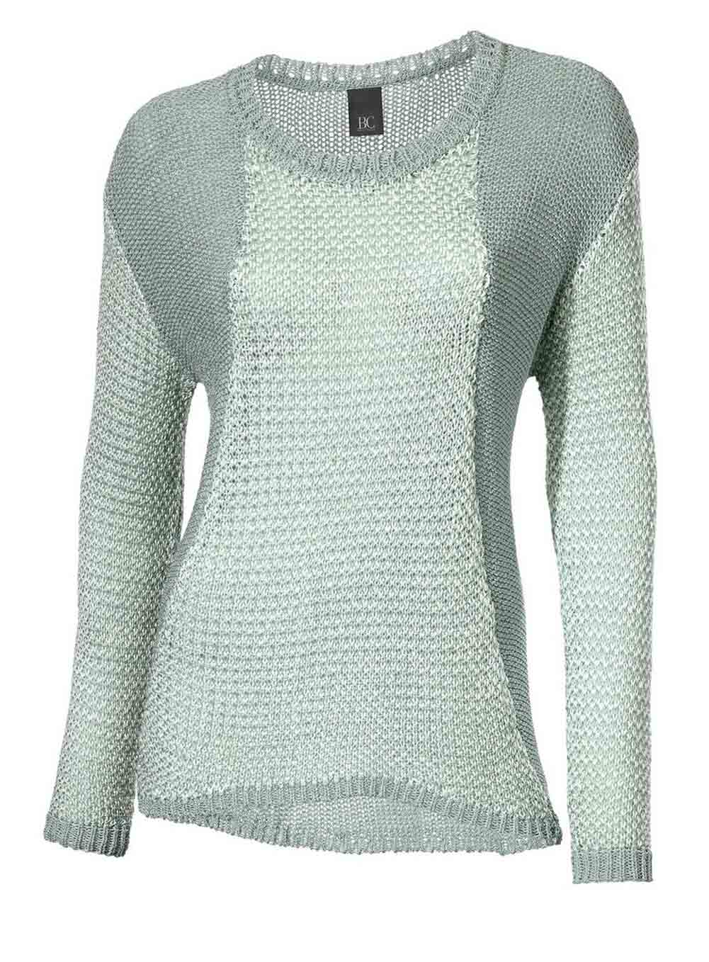 HEINE - BEST CONNECTIONS Damen Pullover, mint-gemustert