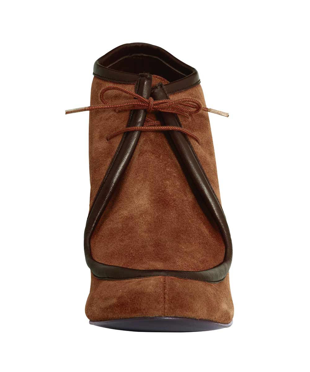 Patrizia Dini Damen Designer-Stiefelette, zimt