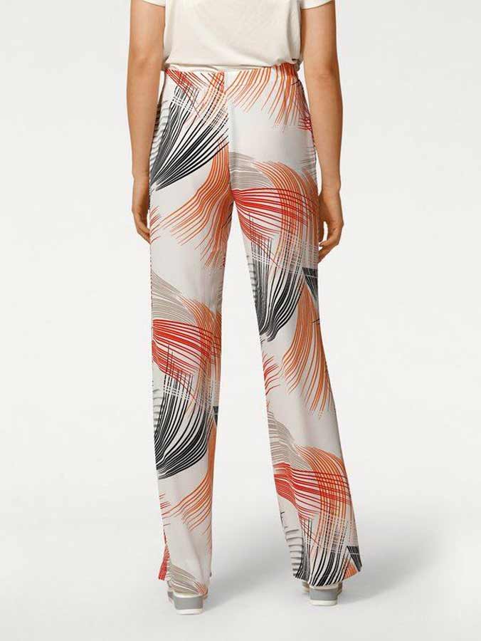 RICK CARDONA Damen Designer-Crêpehose, bunt