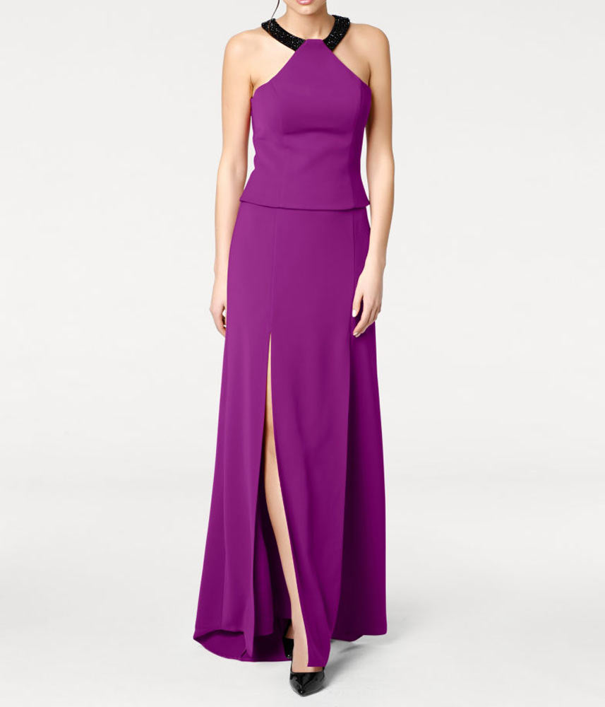 ASHLEY BROOKE Damen Designer-Abend-2-Teiler, lila