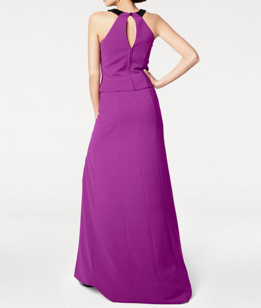 ASHLEY BROOKE Damen Designer-Abend-2-Teiler, lila