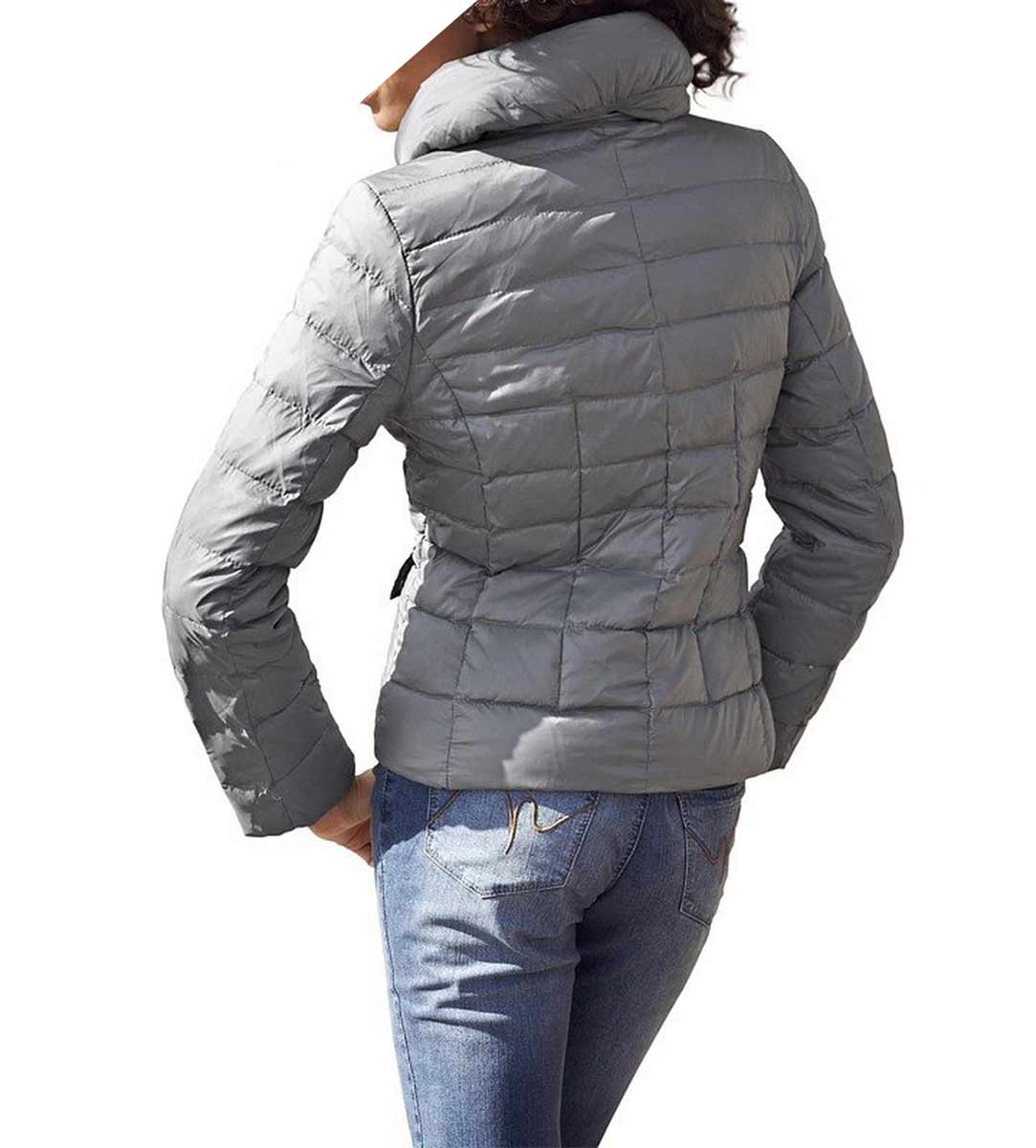 HEINE - BEST CONNECTIONS Damen Daunenjacke, mittelgrau