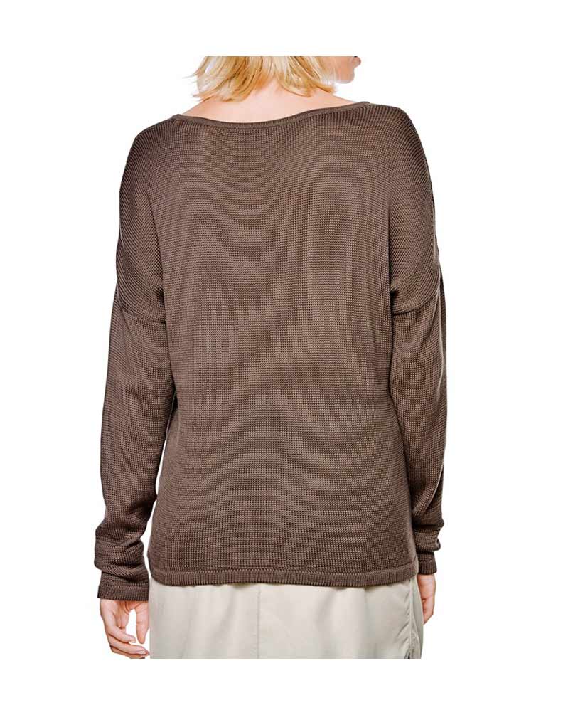 Heine - Best Connections Damen Pullover mit Pailleten, taupe