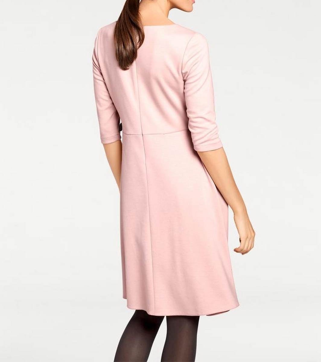 Patrizia Dini Damen Designer-Jerseykleid, rosé