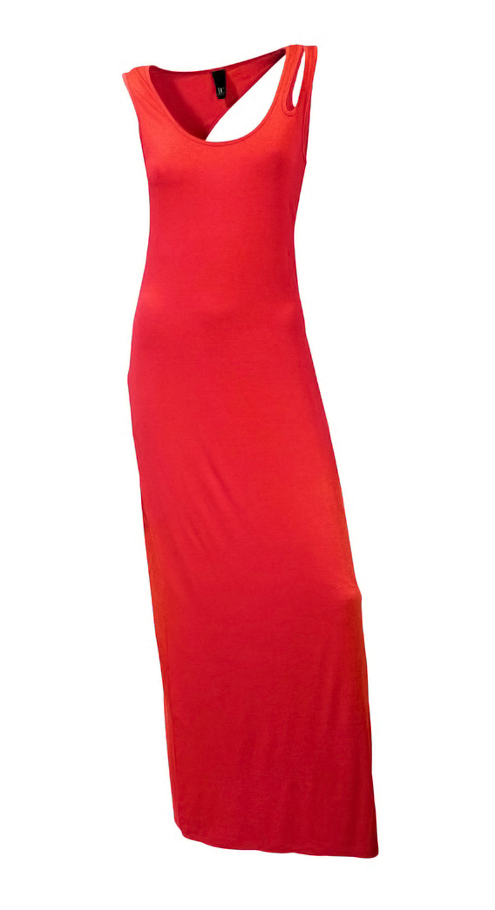 Heine - Best Connections Damen Jerseymaxikleid, geranienrot