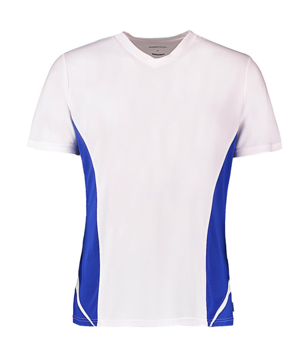 Gamegear® Cooltex® Herren Team Top Training Sport T-Shirt mit V-Ausschnitt
