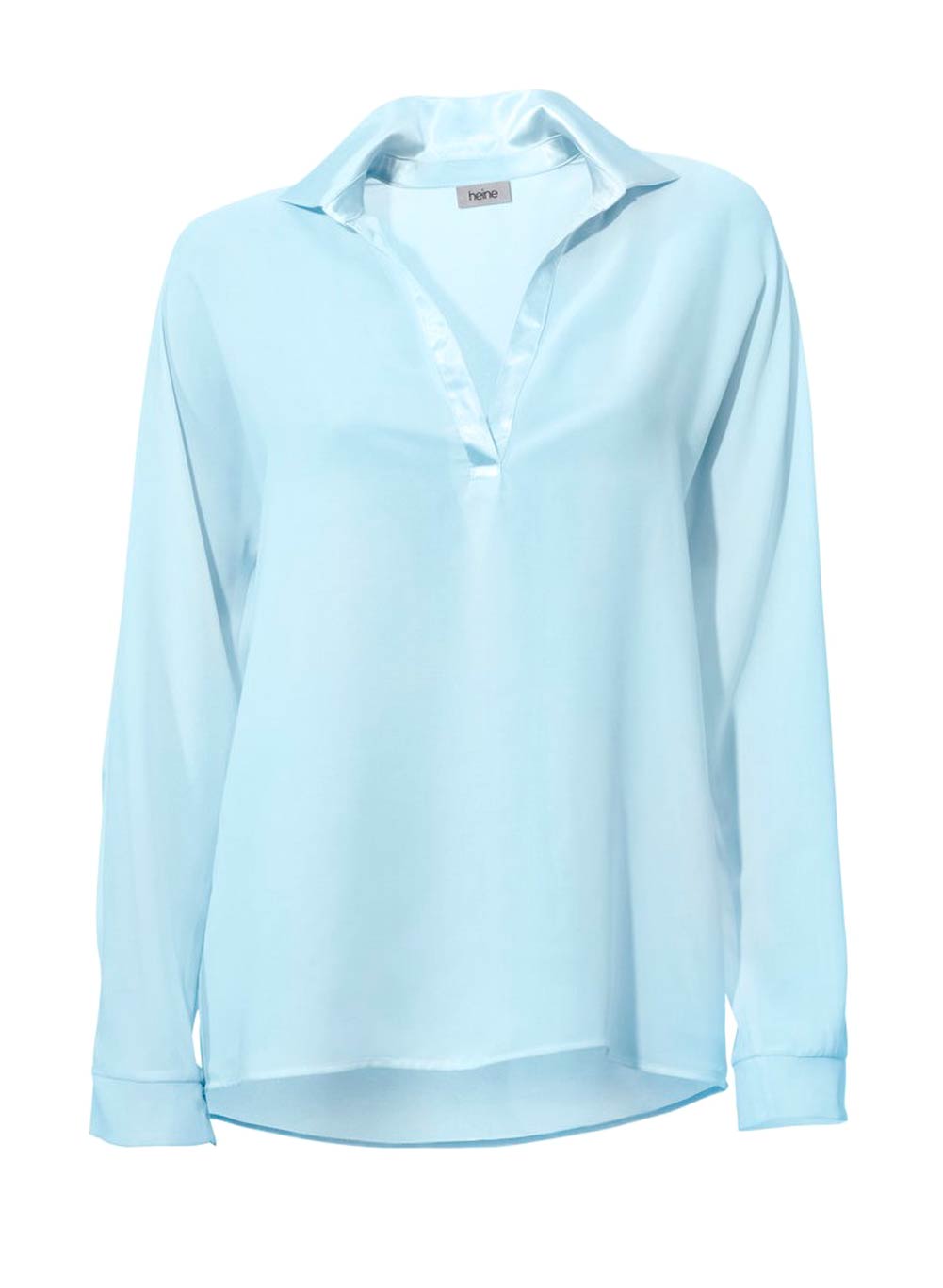 Heine Damen Bluse, hellblau