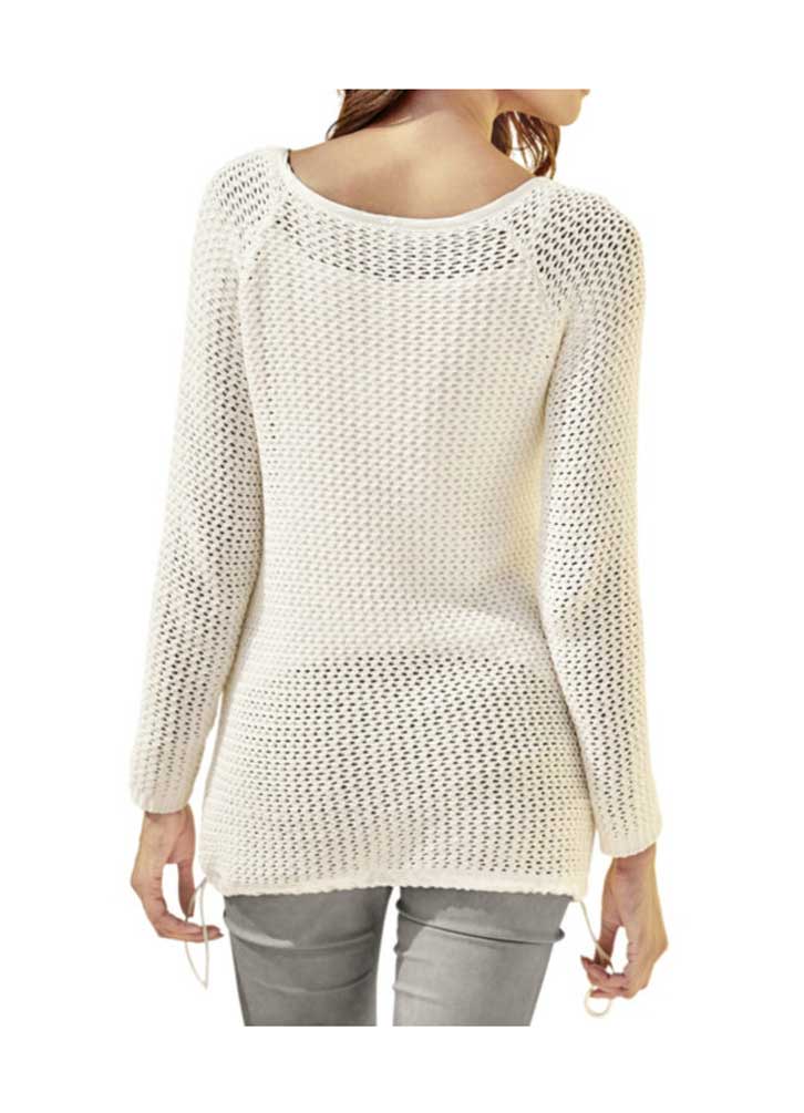 Heine Damen Pullover, offwhite