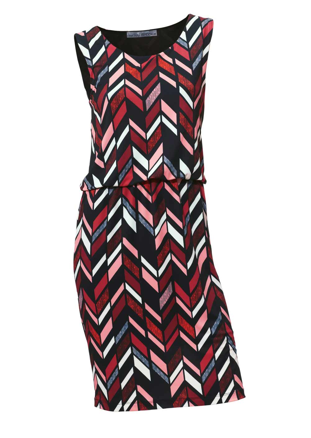 Ashley Brooke Damen Designer-Bodyforming-Kleid, bunt