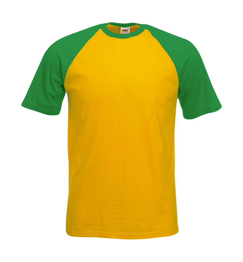 Fruit of the Loom Herren Baseball T-Shirt