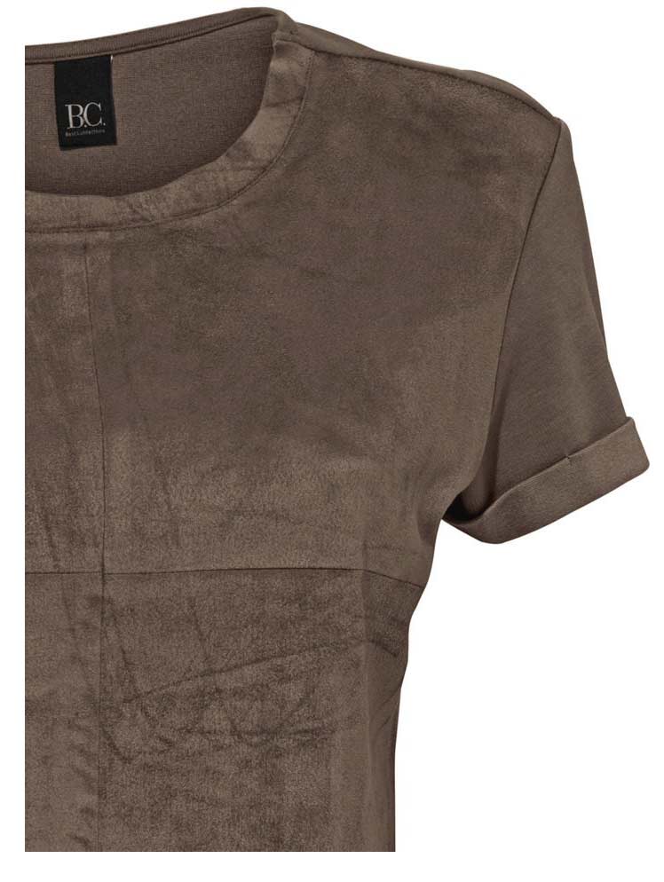 Heine - Best Connections Velourslederimitat-Shirt, braun