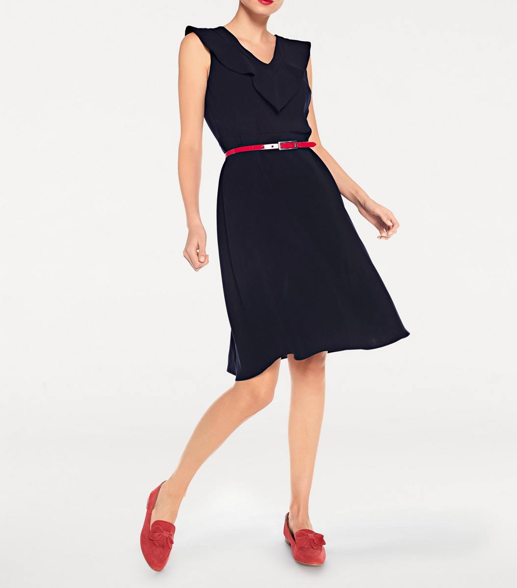 Rick Cardona Damen Designer-Kleid, marine