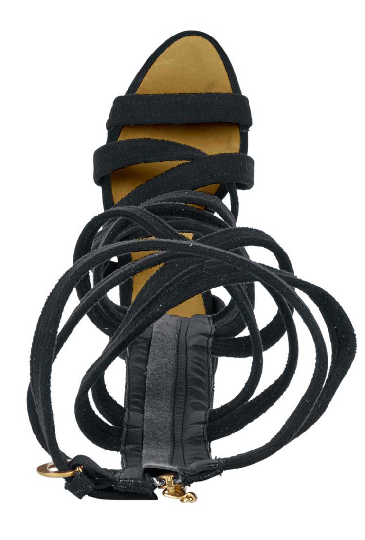 Patrizia Dini Damen Designer-Sandalette, schwarz
