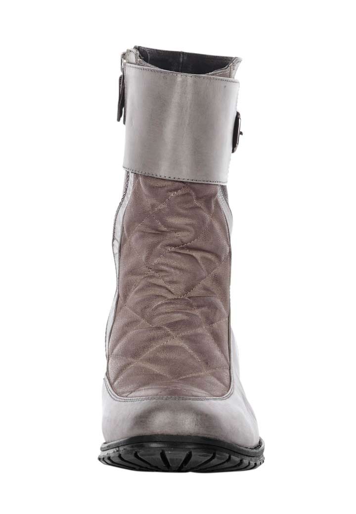 Xyxyx Damen Stiefelette, grau-taupe