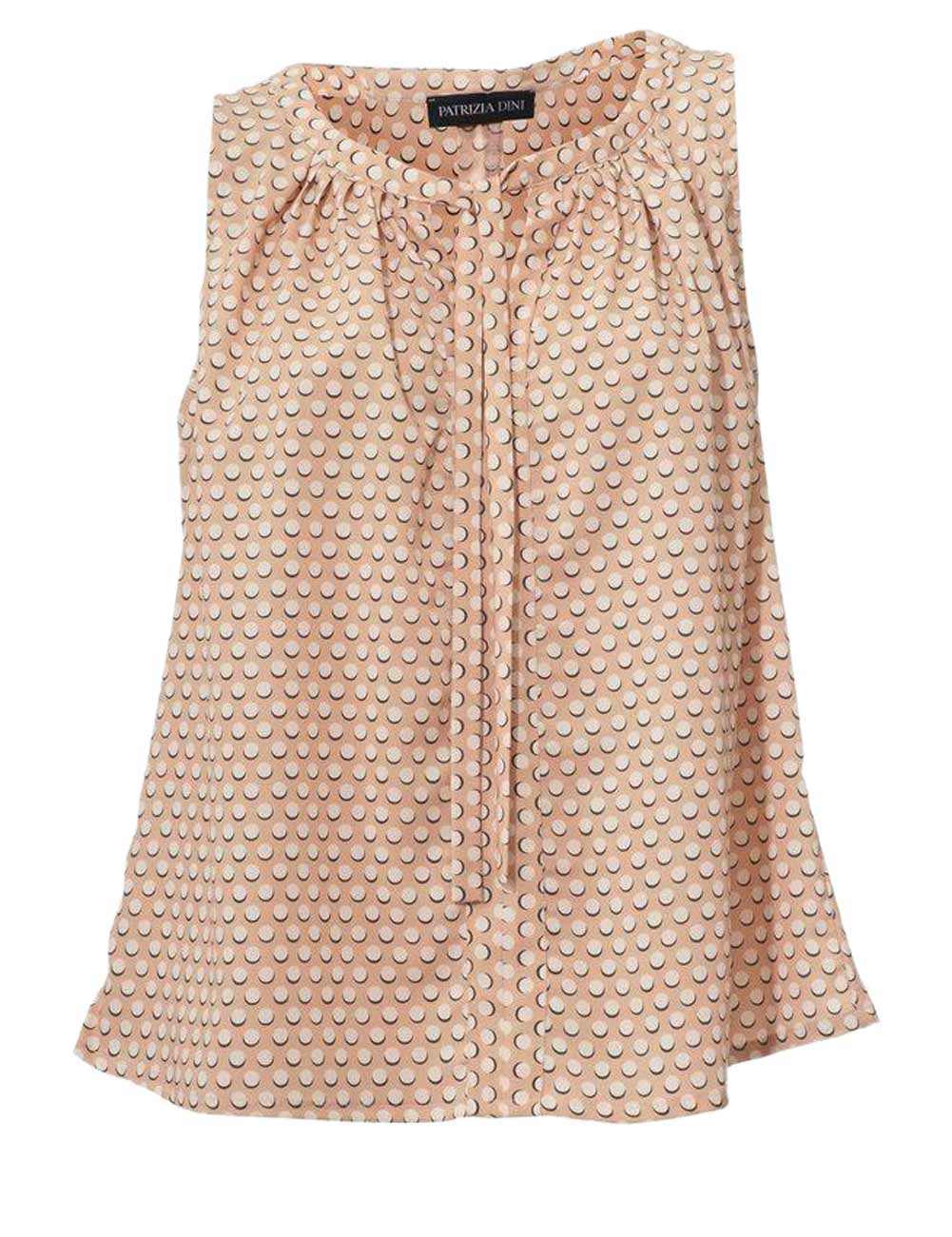Patrizia Dini Damen Designer-Blusentop, apricot