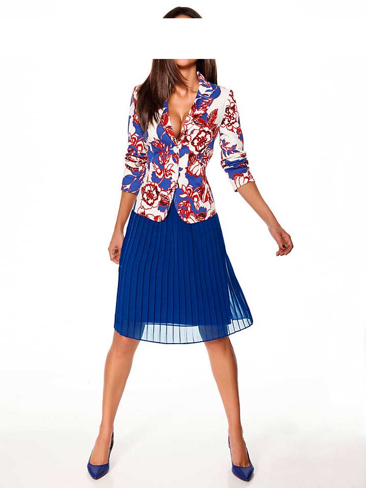 Ashley Brooke Damen Designer-Blazer, bunt
