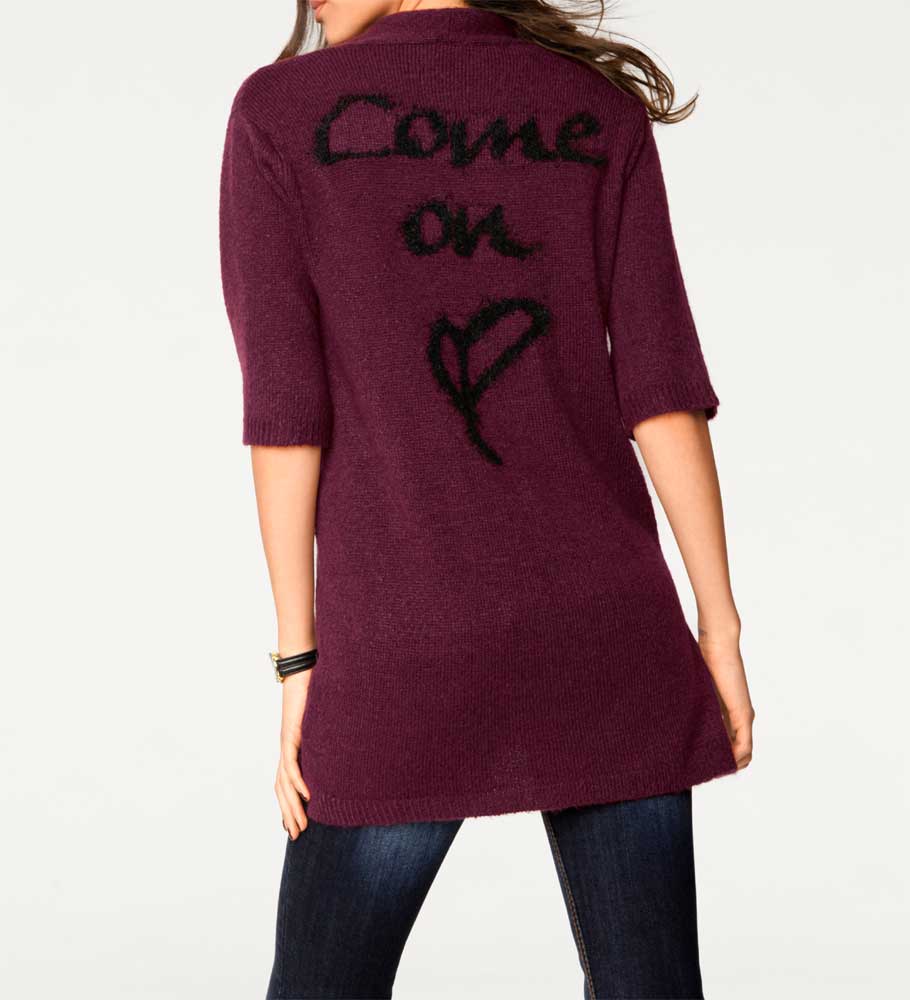 Heine-Best Connections Damen Cardigan, bordeaux