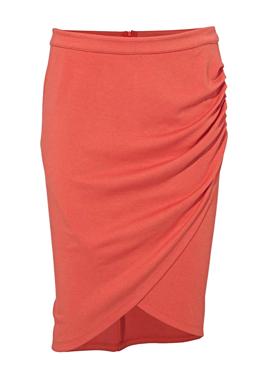 Heine Damen Wickelrock, orange