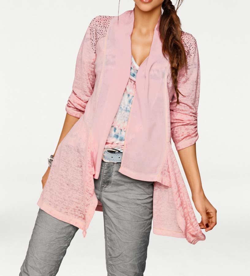 Heine - Best Connections Damen Shirtjacke, rosé