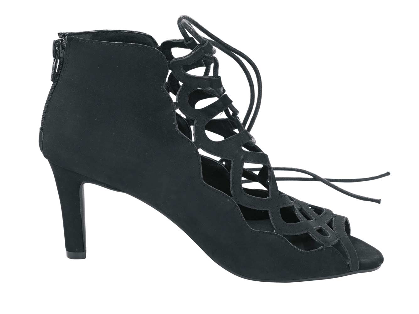 Heine Damen Sandalette, schwarz