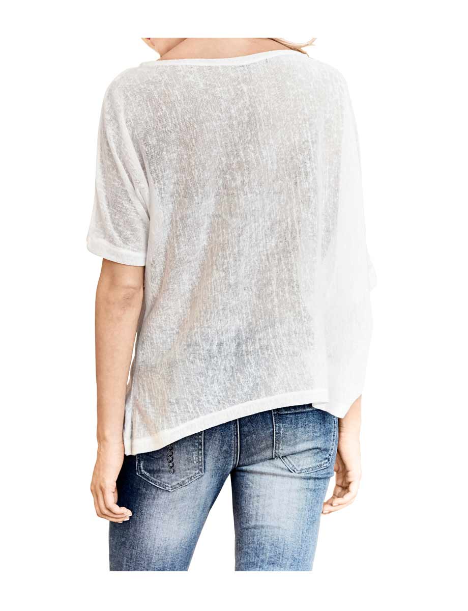 Rick Cardona Designer-Shirt, ecru-bunt
