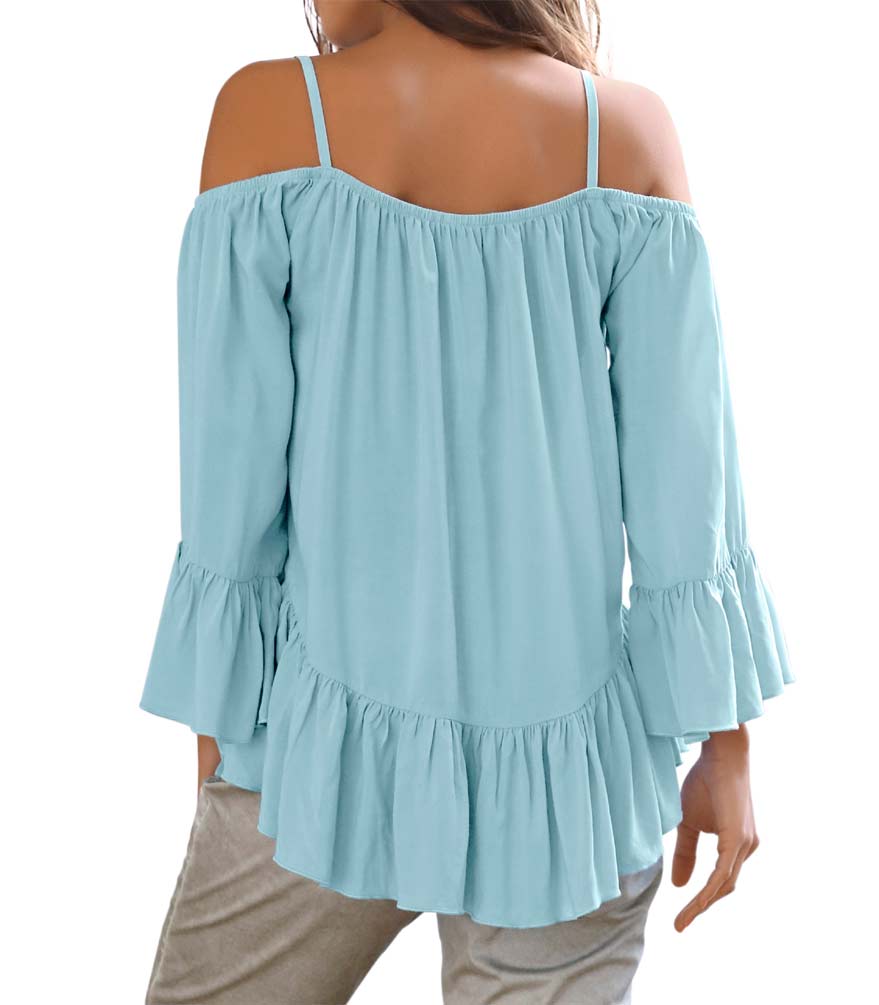Ashley Brooke Damen Designer-Carmenbluse, mint