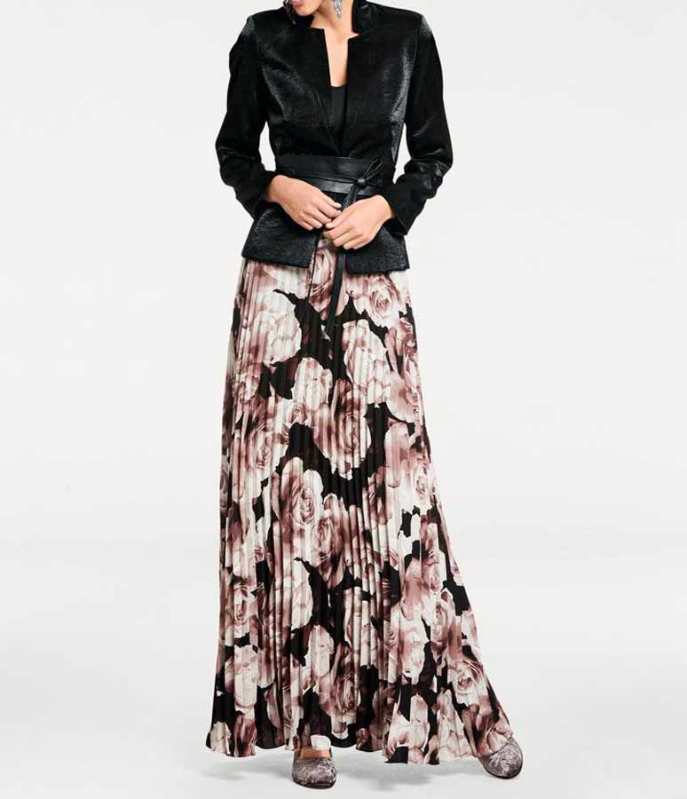Ashley Brooke Damen Designer-Changeantblazer, schwarz
