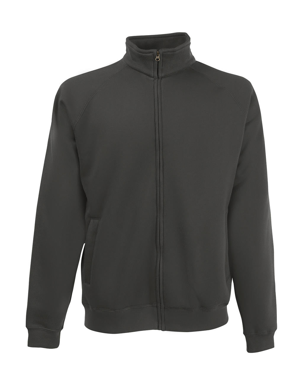 Fruit of the Loom Herren Sweat Jacke Pullover mit Stehkragen