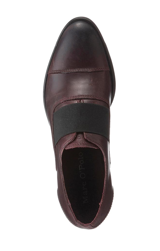 Marc O´polo Damen Marken-Slipper, bordeaux