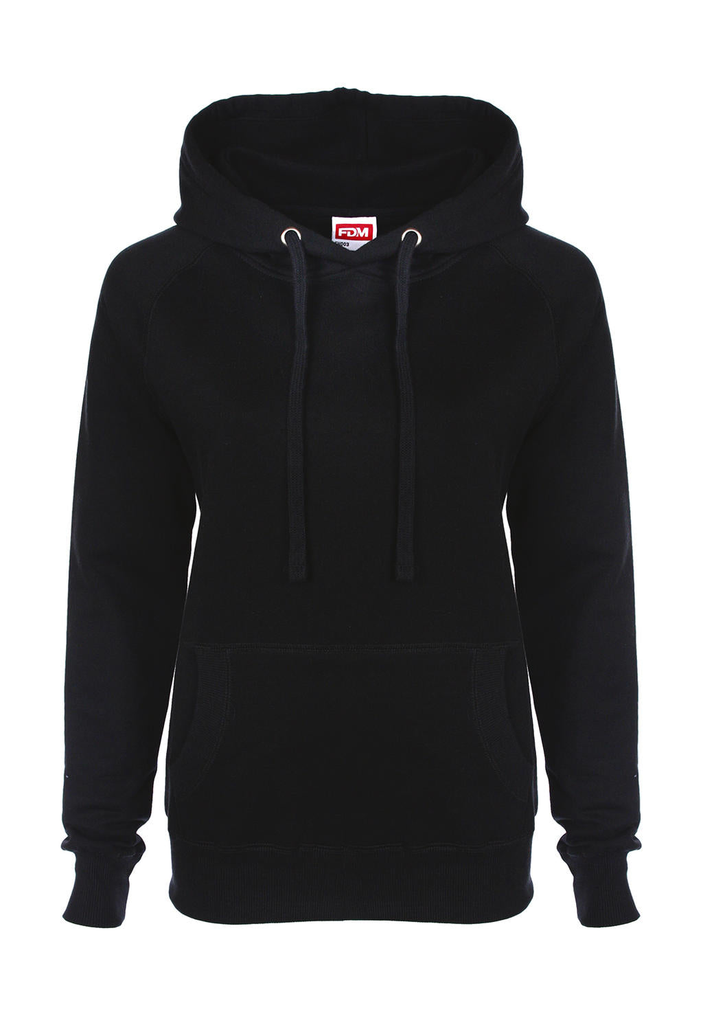 FDM Damen Ladies Raglan Hoodie Kapuzenpullover