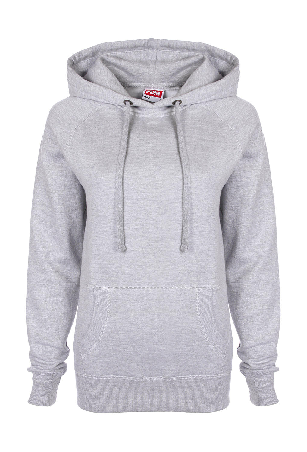 FDM Damen Ladies Raglan Hoodie Kapuzenpullover