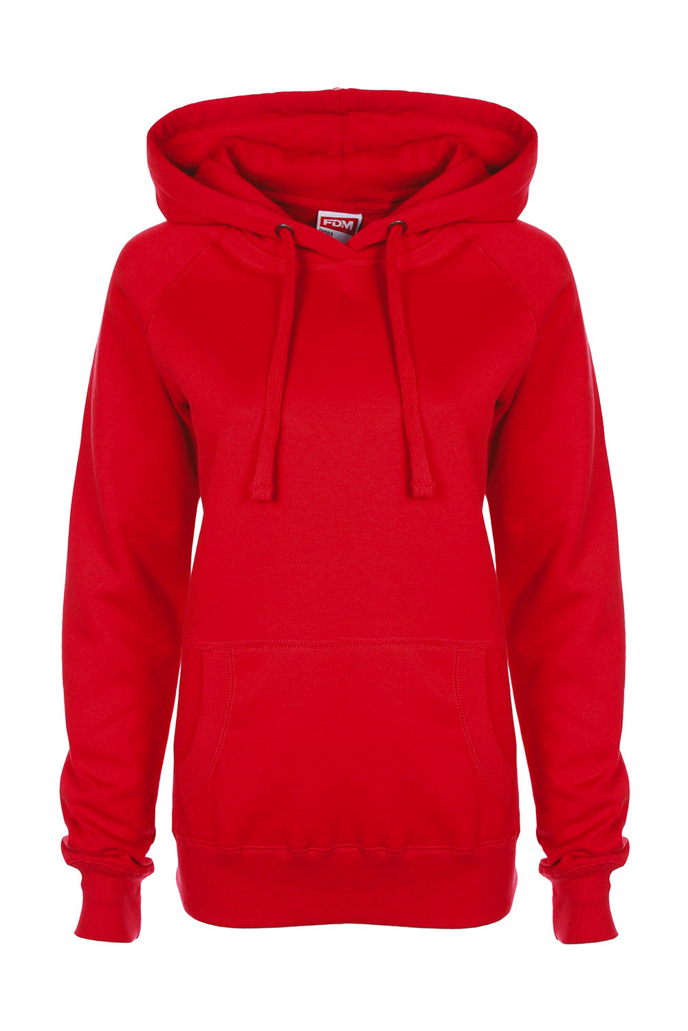FDM Damen Ladies Raglan Hoodie Kapuzenpullover