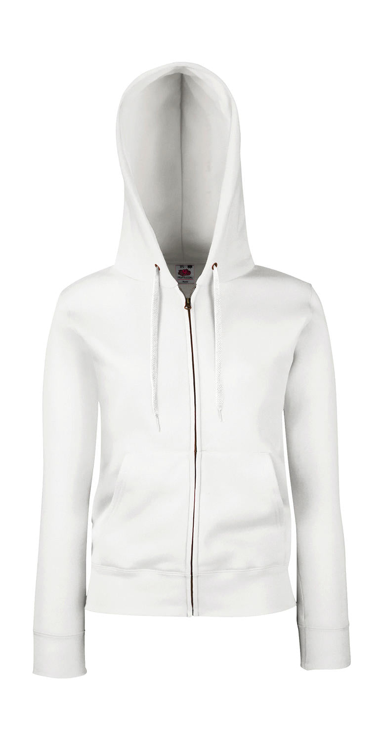 Fruit of the Loom Damen Premium Sweat Jacke Lady-Fit Kapuzenpullover Hoodie