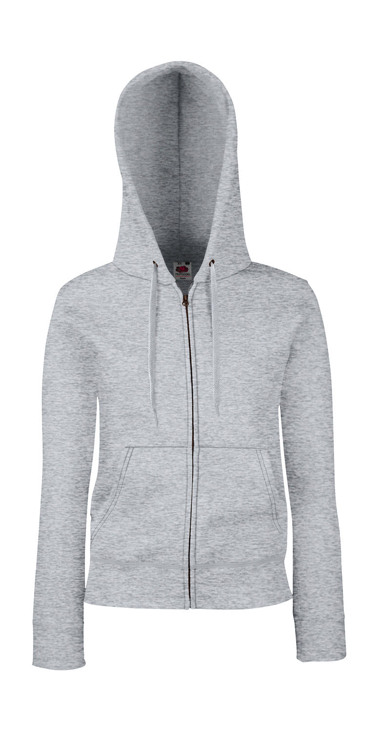 Fruit of the Loom Damen Premium Sweat Jacke Lady-Fit Kapuzenpullover Hoodie