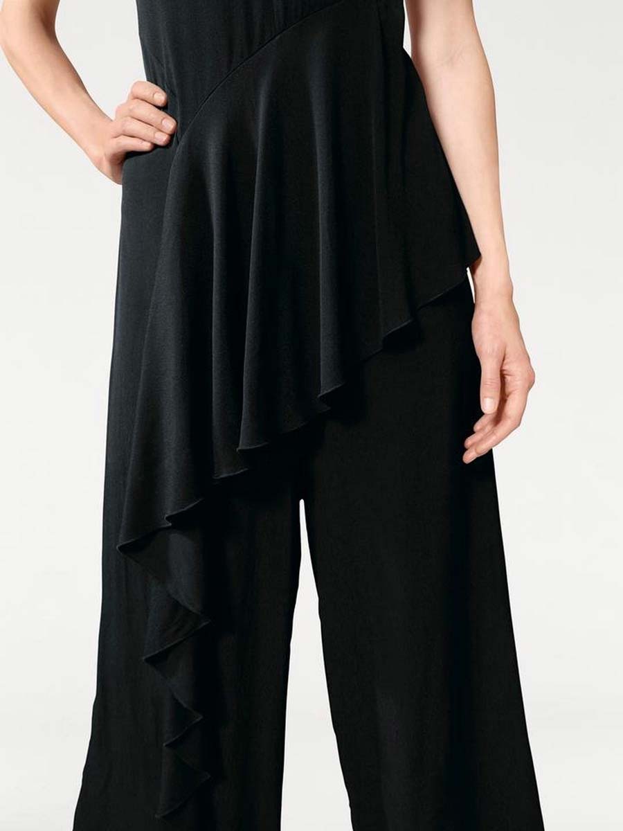 Ashley Brooke Damen Designer-Overall, schwarz