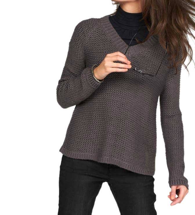 Aniston Damen Pullover, braun