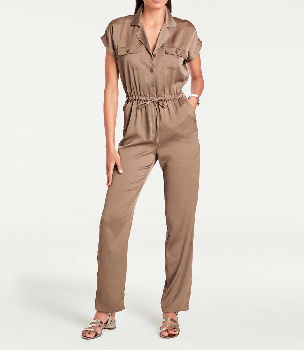 Ashley Brooke Damen Designer-Overall, camel